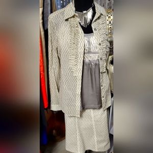 3 PC skirt & blouse set